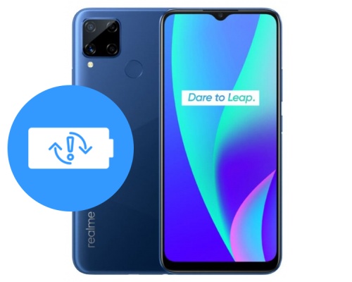 Замена аккумулятора (батареи) realme C15