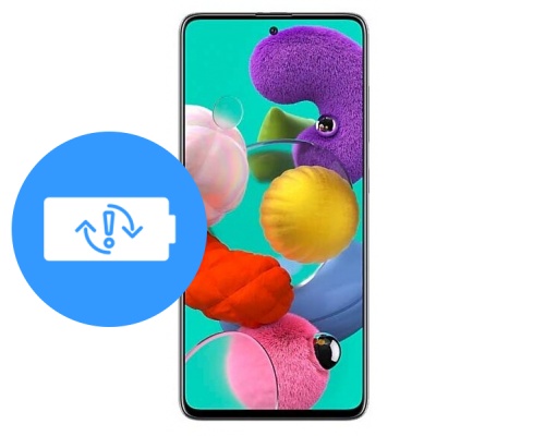 Замена аккумулятора (батареи) Samsung Galaxy A51